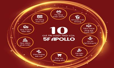 10 giá trị vượt trội của dự án 5F Apollo thu hút nhà đầu tư