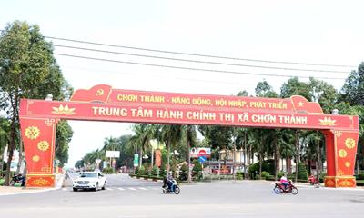 Thị xã Chơn Thành có bao nhiêu khu công nghiệp và tiềm năng phát triển ?
